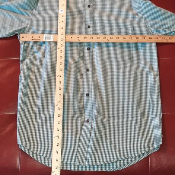 Arrow mens size M gray and black button up. - Picture 7 of 9